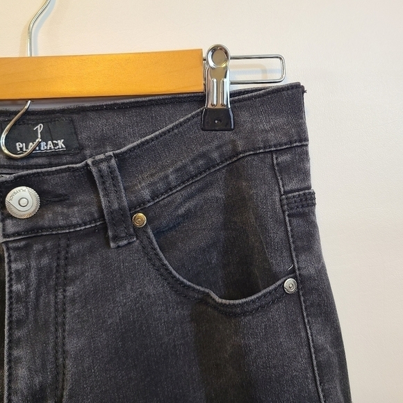 Playback Jeans Womens Size 30 Straight Leg Slight Stretch Grey/Black - Picture 4 of 16